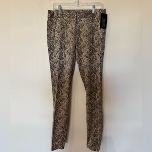 Snakeskin Print Women's Pants